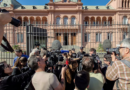 El presidente volvió a atacar a periodistas en la Casa Rosada