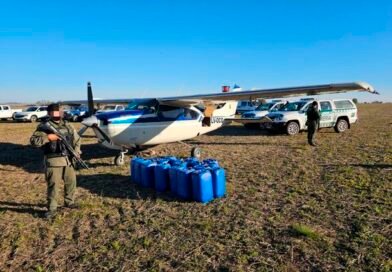 Golpe al narcotráfico en Santa Fe: dos detenidos y un gendarme herido tras operativo por vuelo ilegal