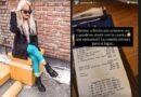 Influencer argentina genera controversia al viralizar una cuenta de 441 dólares en Fiorito
